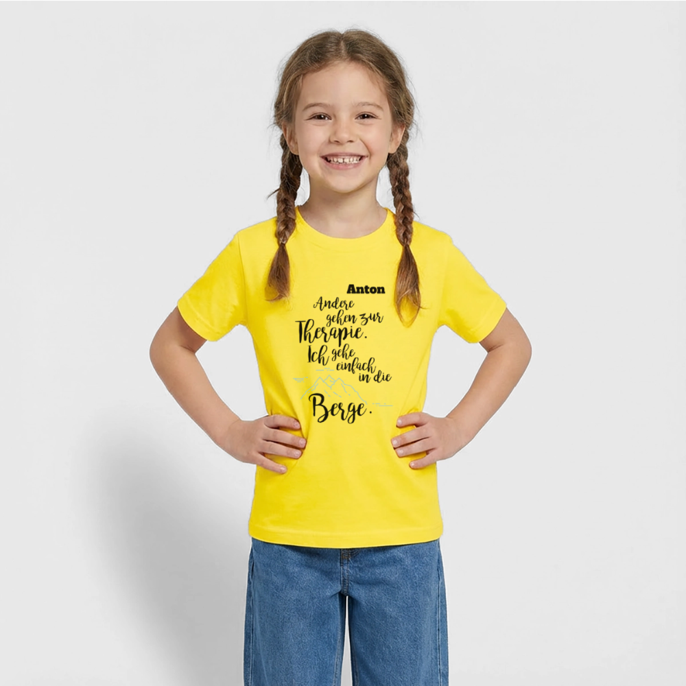 Kids T-Shirt by Russell - Gelb