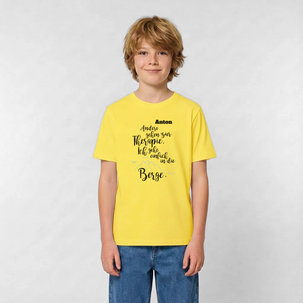Kids T-Shirt by Russell - Gelb