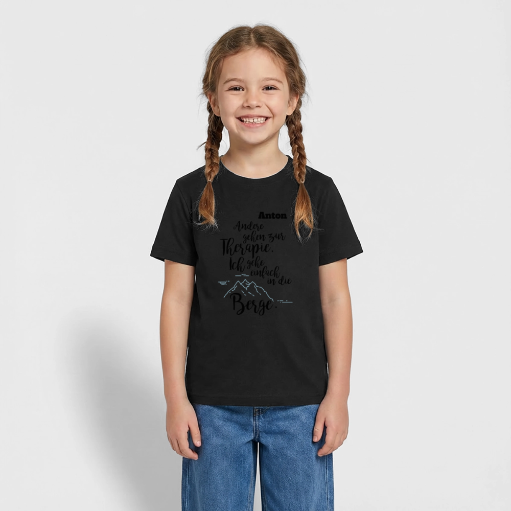 Kids T-Shirt by Russell - Schwarz