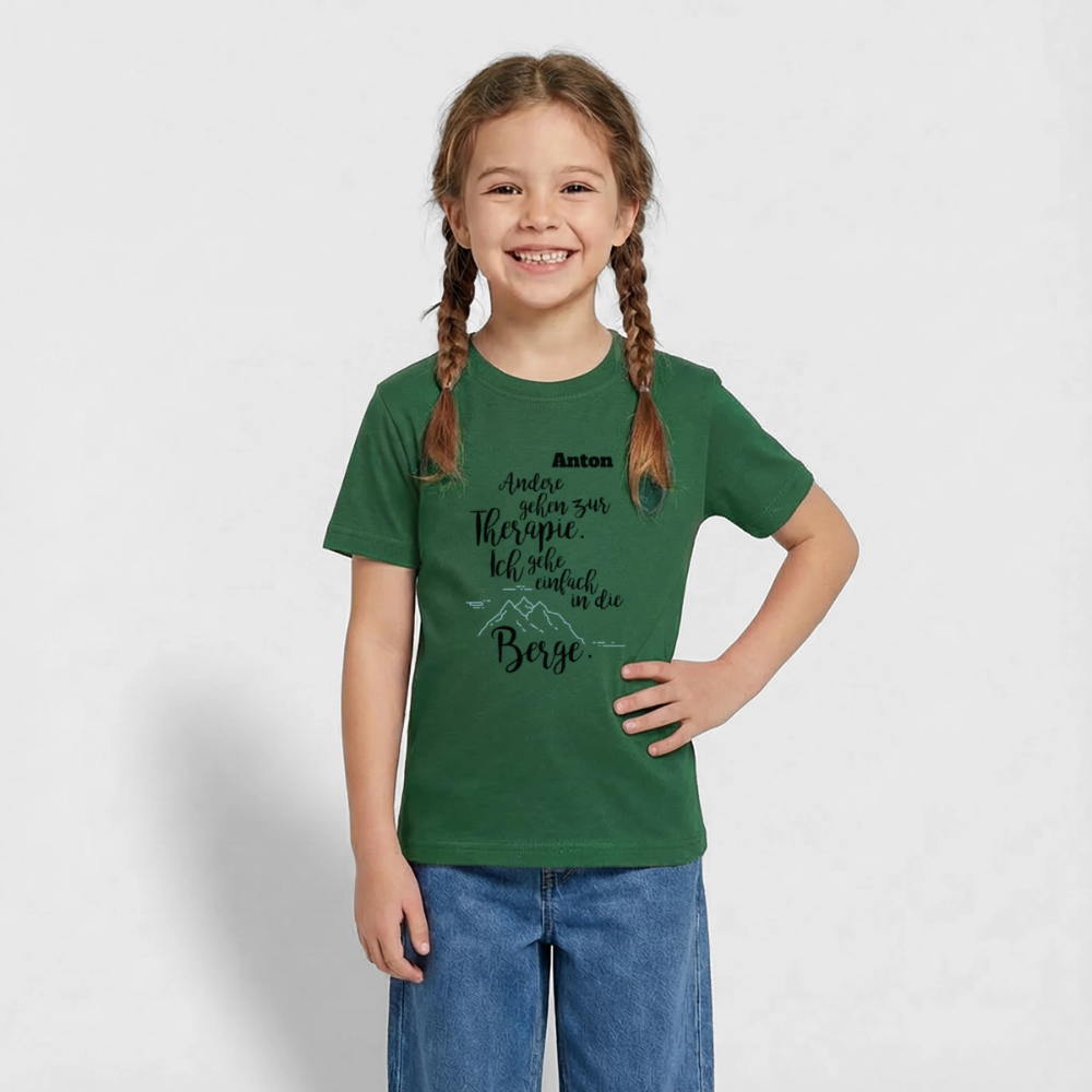 Kids T-Shirt by Russell - Flaschengrün