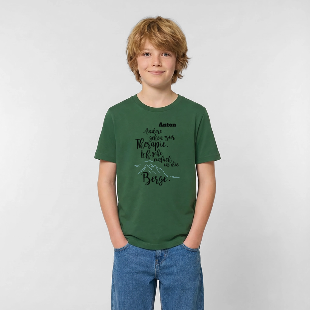 Kids T-Shirt by Russell - Flaschengrün
