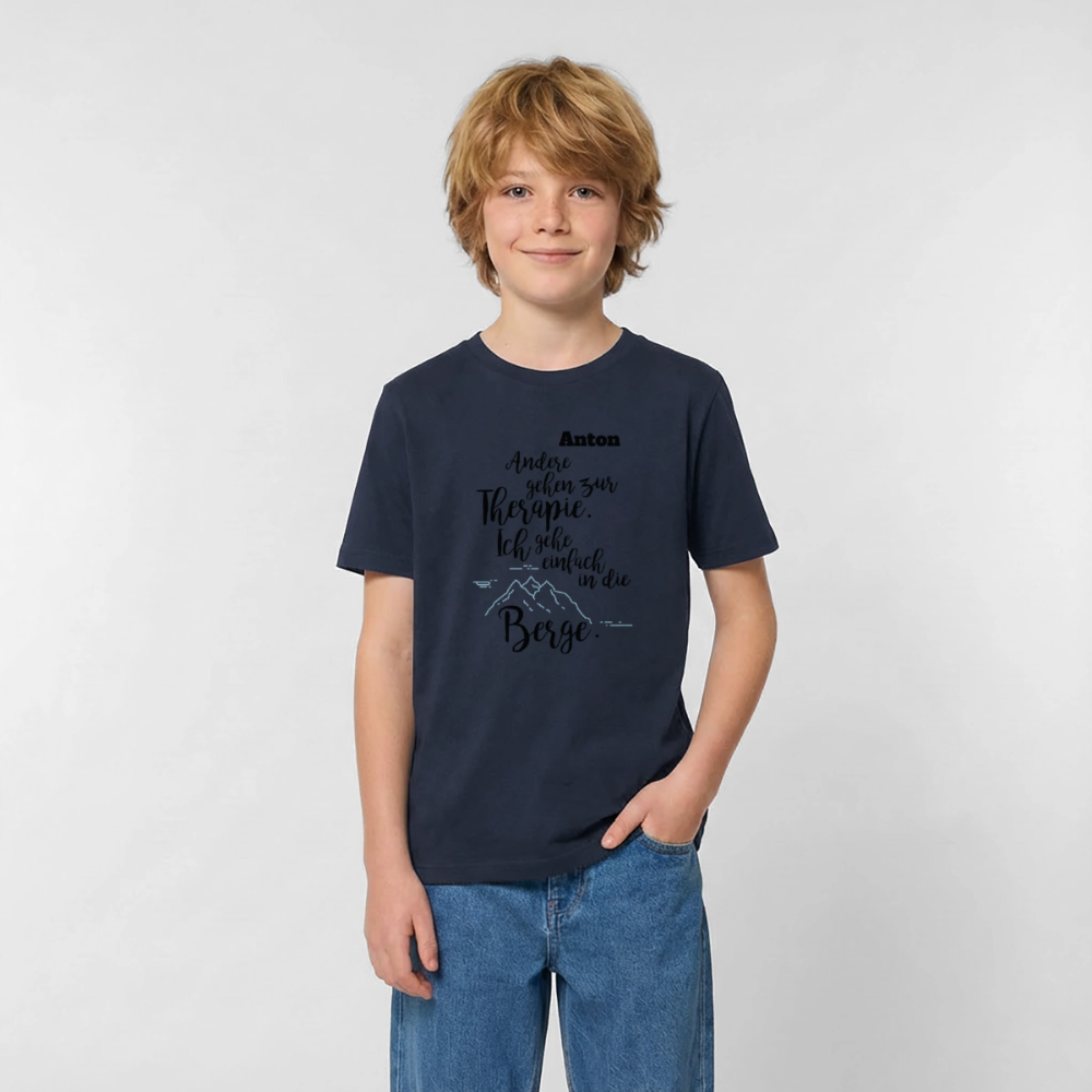 Kids T-Shirt by Russell - Navy