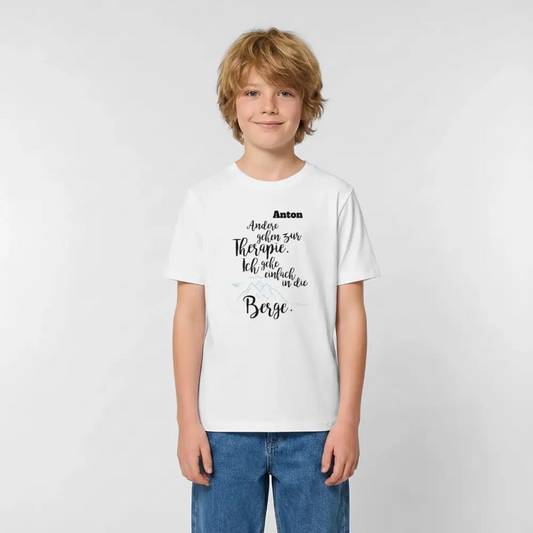 Kids T-Shirt by Russell - Weiß