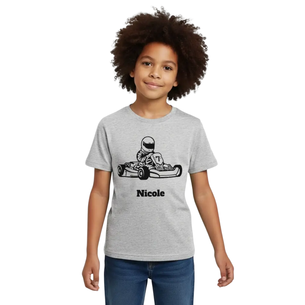 Kids' T-Shirt - Grau meliert