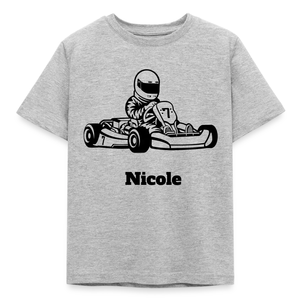 Kids' T-Shirt - Grau meliert