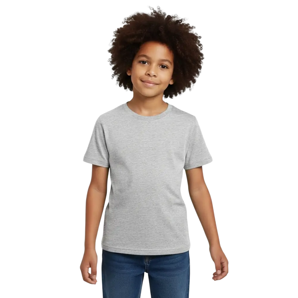 Kids' T-Shirt - Grau meliert