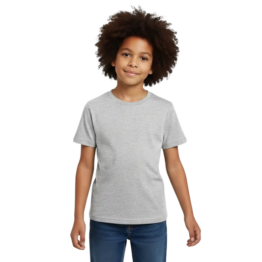 Kids' T-Shirt - Grau meliert