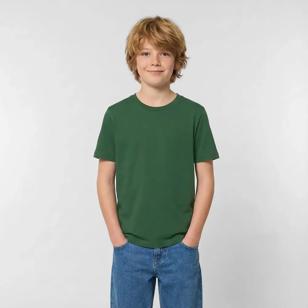 Kids T-Shirt by Russell - Flaschengrün