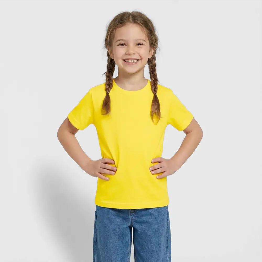 Kids T-Shirt by Russell - Gelb