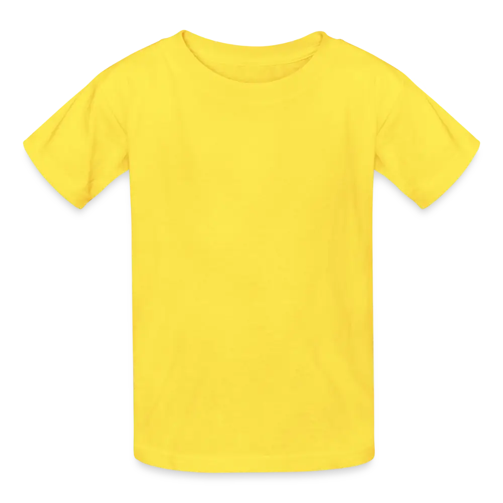 Kids T-Shirt by Russell - Gelb