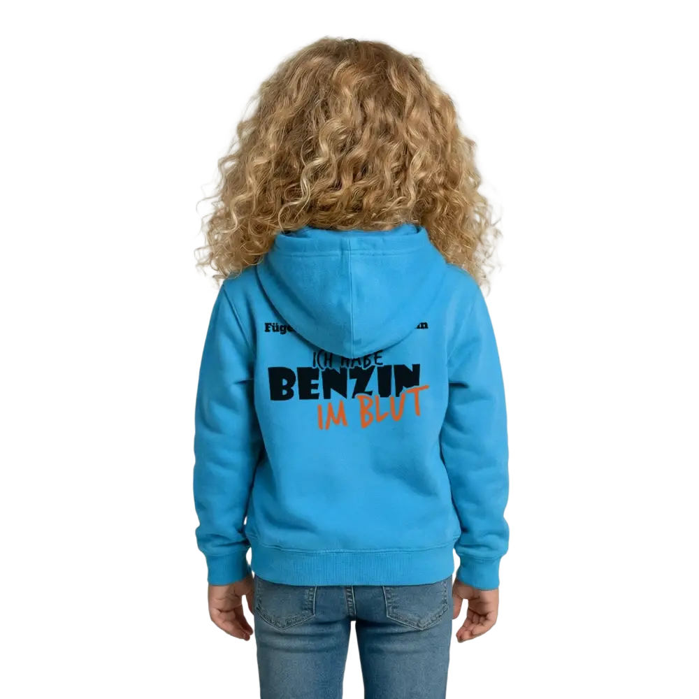 Kinder Hoodie - Meeresblau