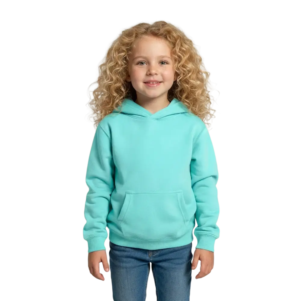 Kinder Hoodie - Pfefferminze