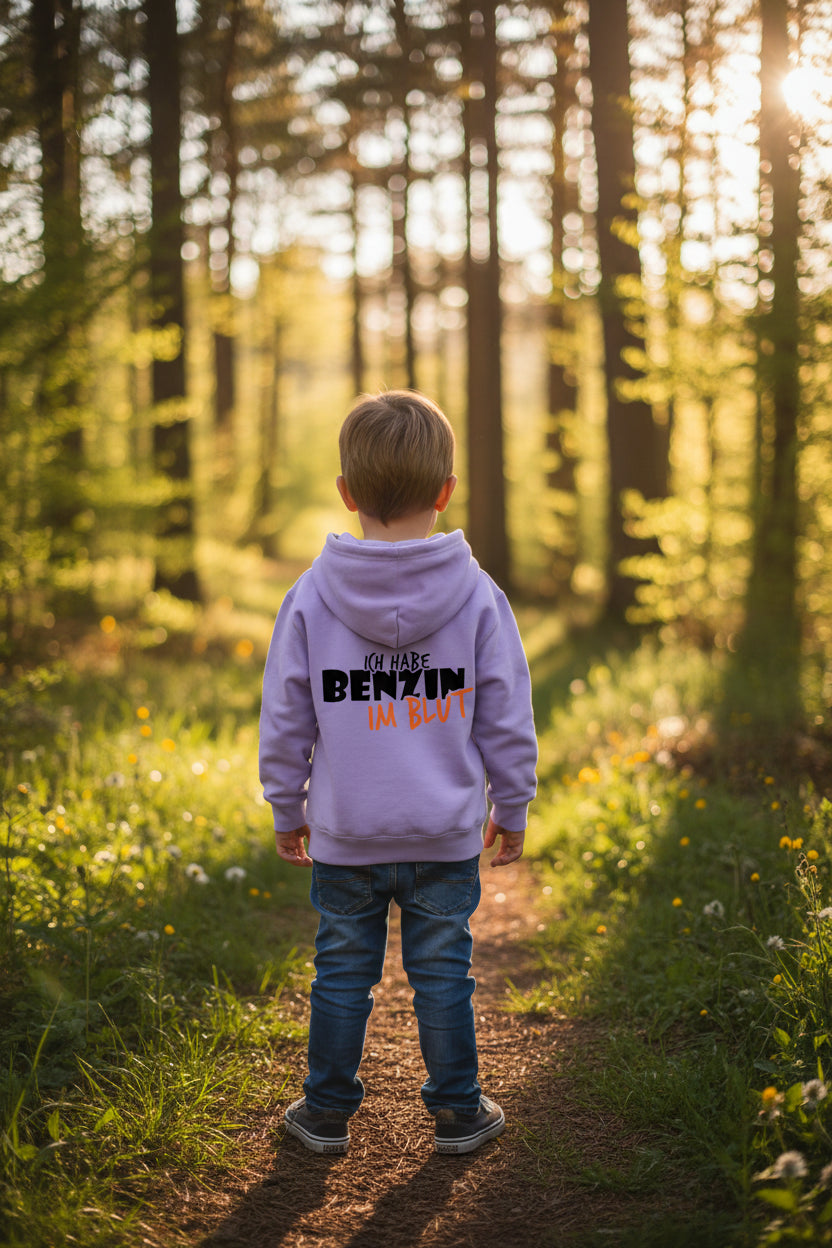 Kinder Hoodie - Lavendel