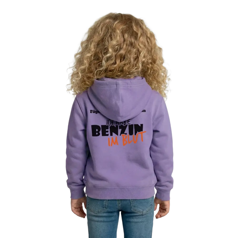 Kinder Hoodie - Lavendel