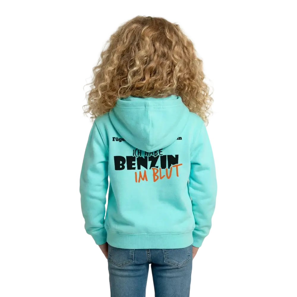 Kinder Hoodie - Pfefferminze