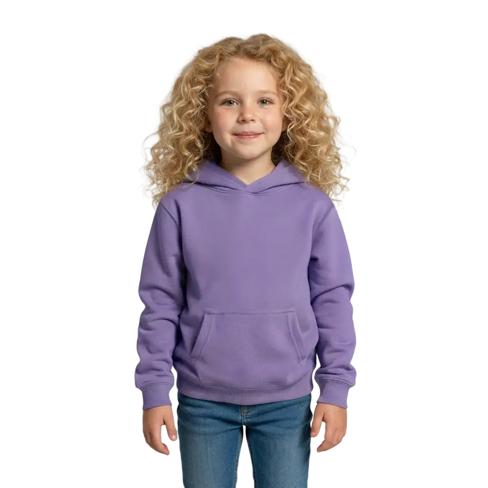 Kinder Hoodie - Lavendel