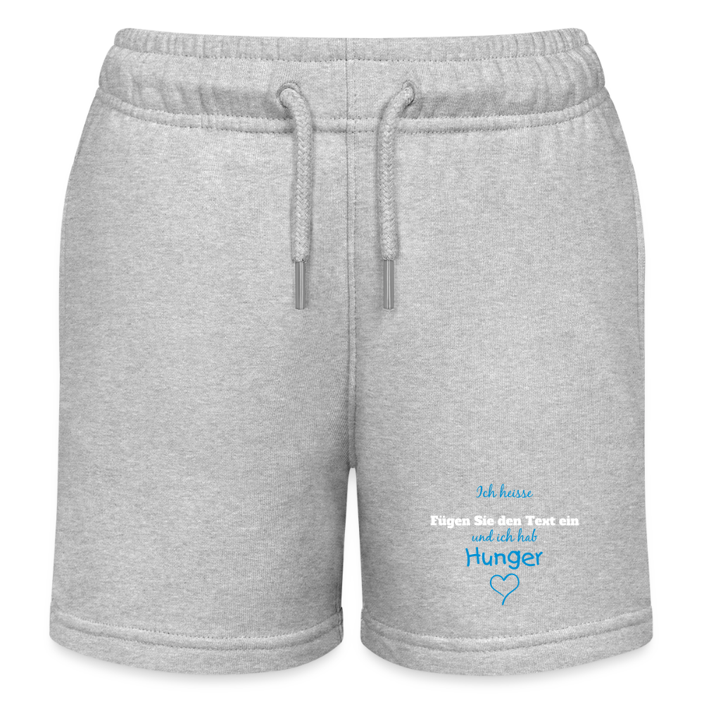 Kinder Organic Joggingshorts Mini Bolter von Stanley/Stella - Grau meliert