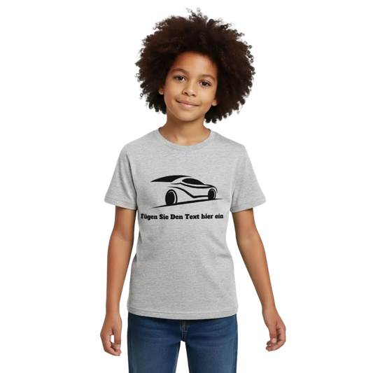 Kinder T-Shirt - Grau meliert