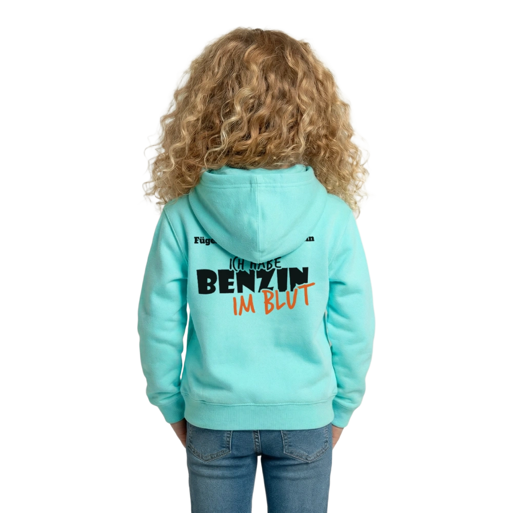Kinder Hoodie - Pfefferminze