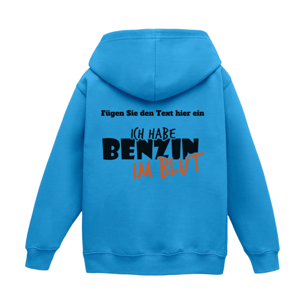 Kinder Hoodie - Meeresblau