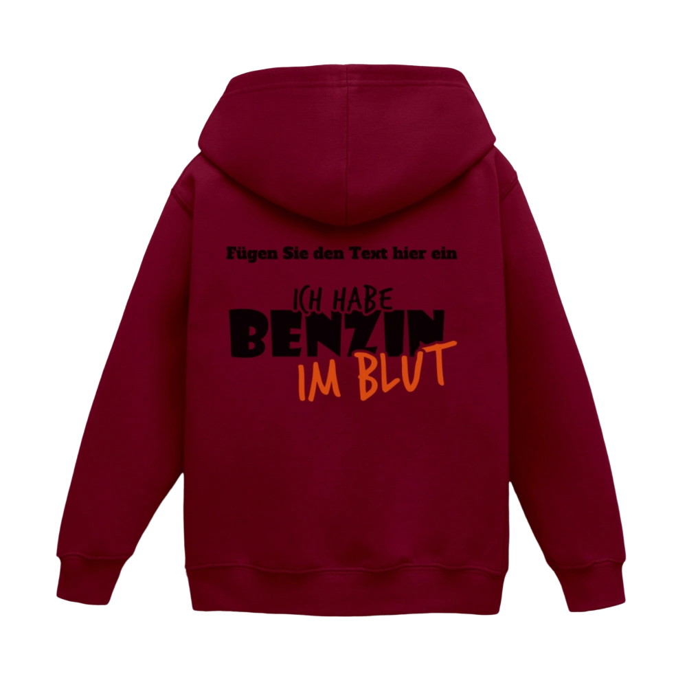 Kinder Hoodie - Bordeaux