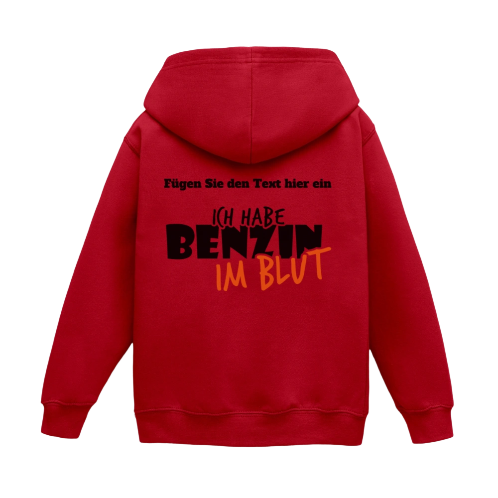Kinder Hoodie - Rot