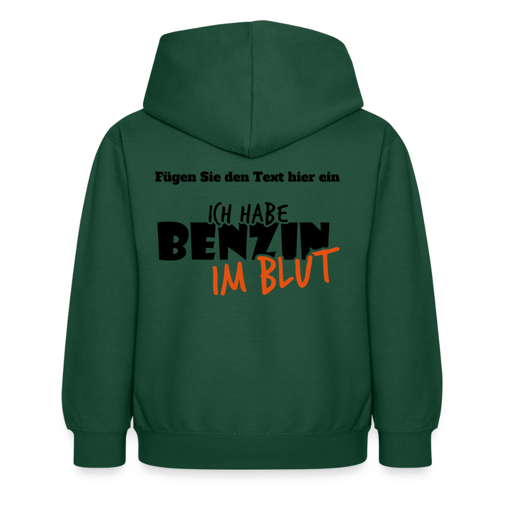 Kinder Hoodie - Flaschengrün