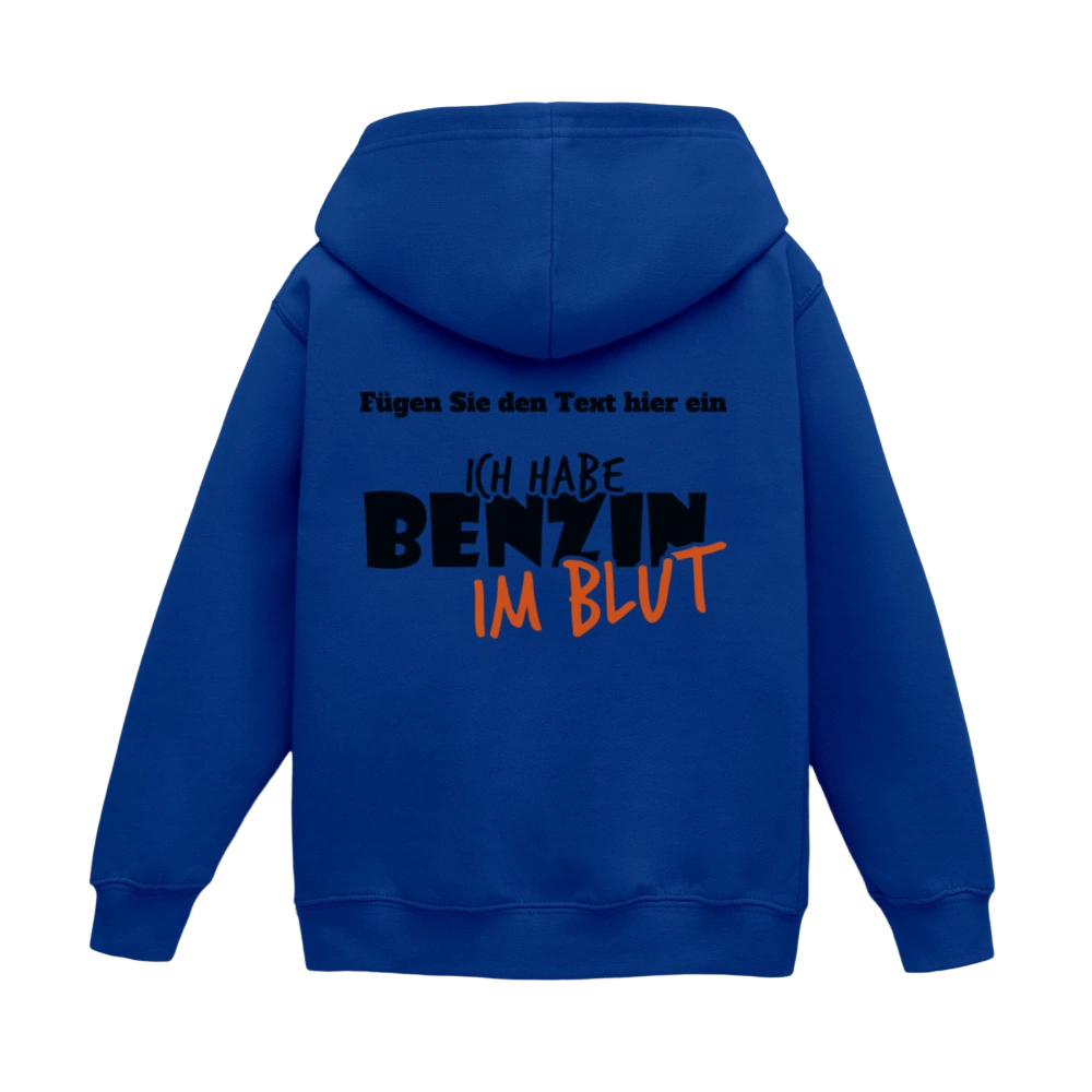 Kinder Hoodie - Royalblau