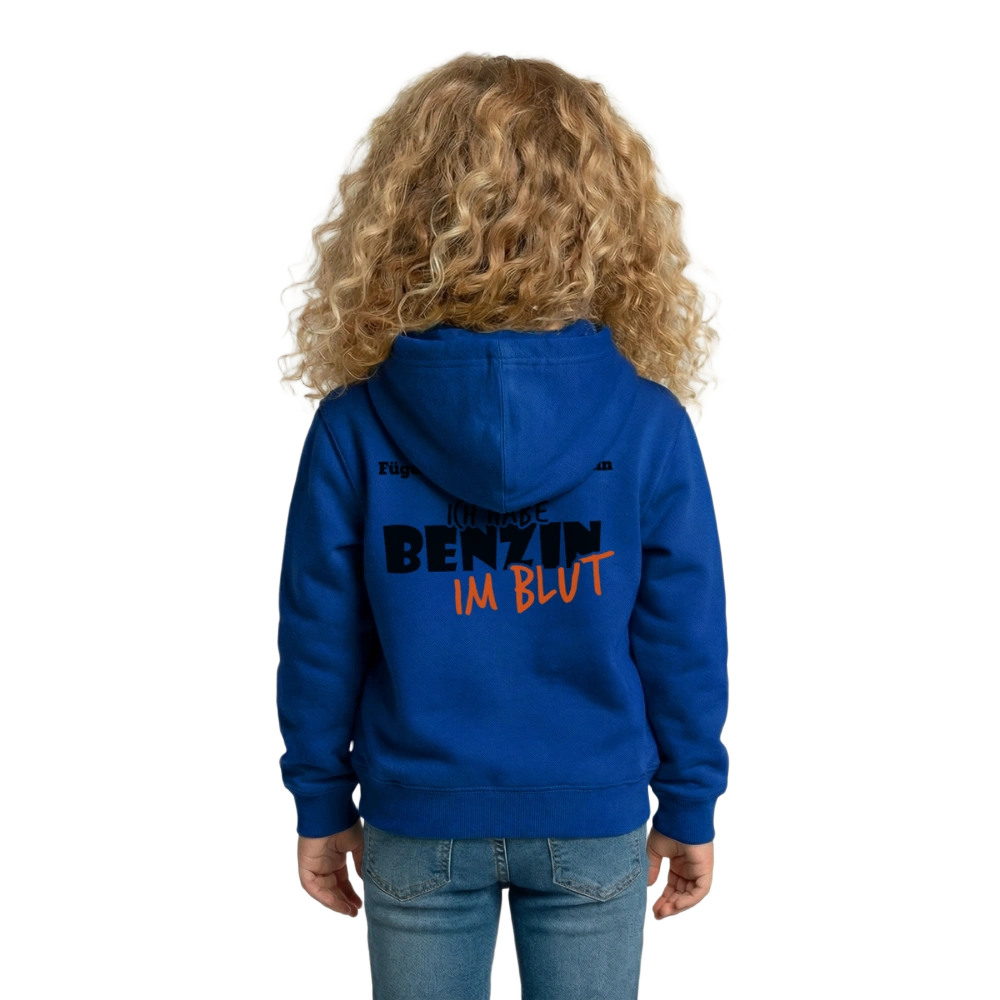 Kinder Hoodie - Royalblau