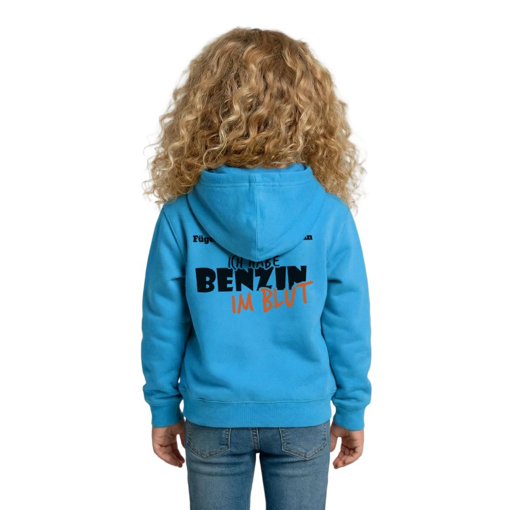Kinder Hoodie - Meeresblau