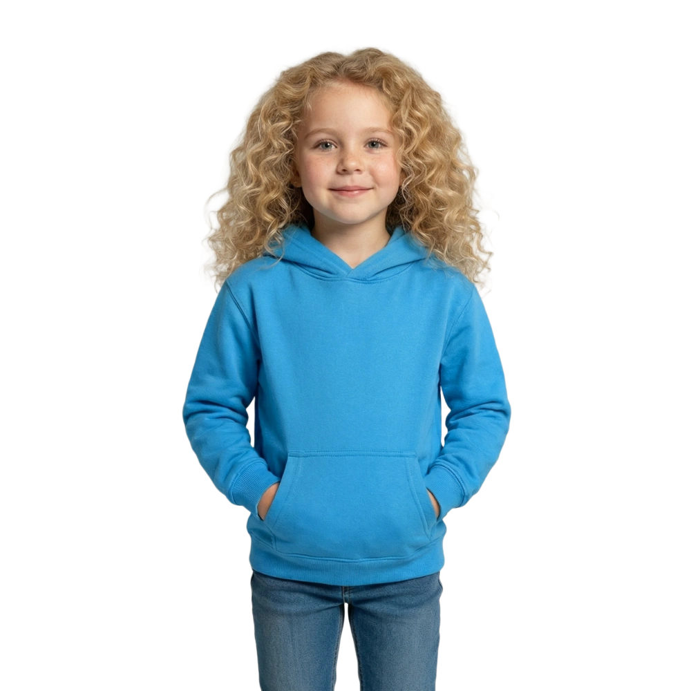 Kinder Hoodie - Meeresblau