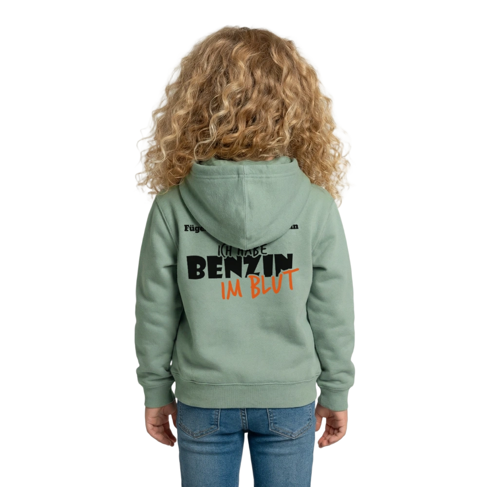 Kinder Hoodie - Graugrün
