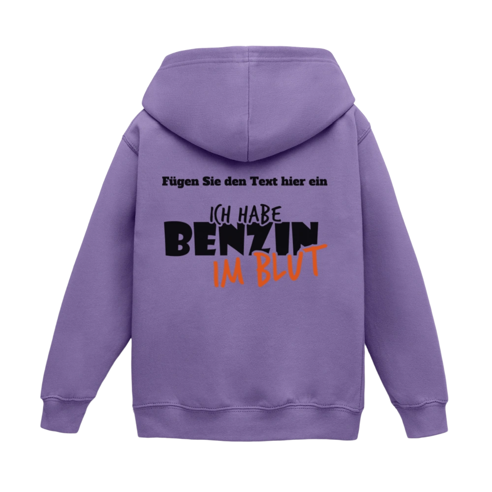 Kinder Hoodie - Lavendel
