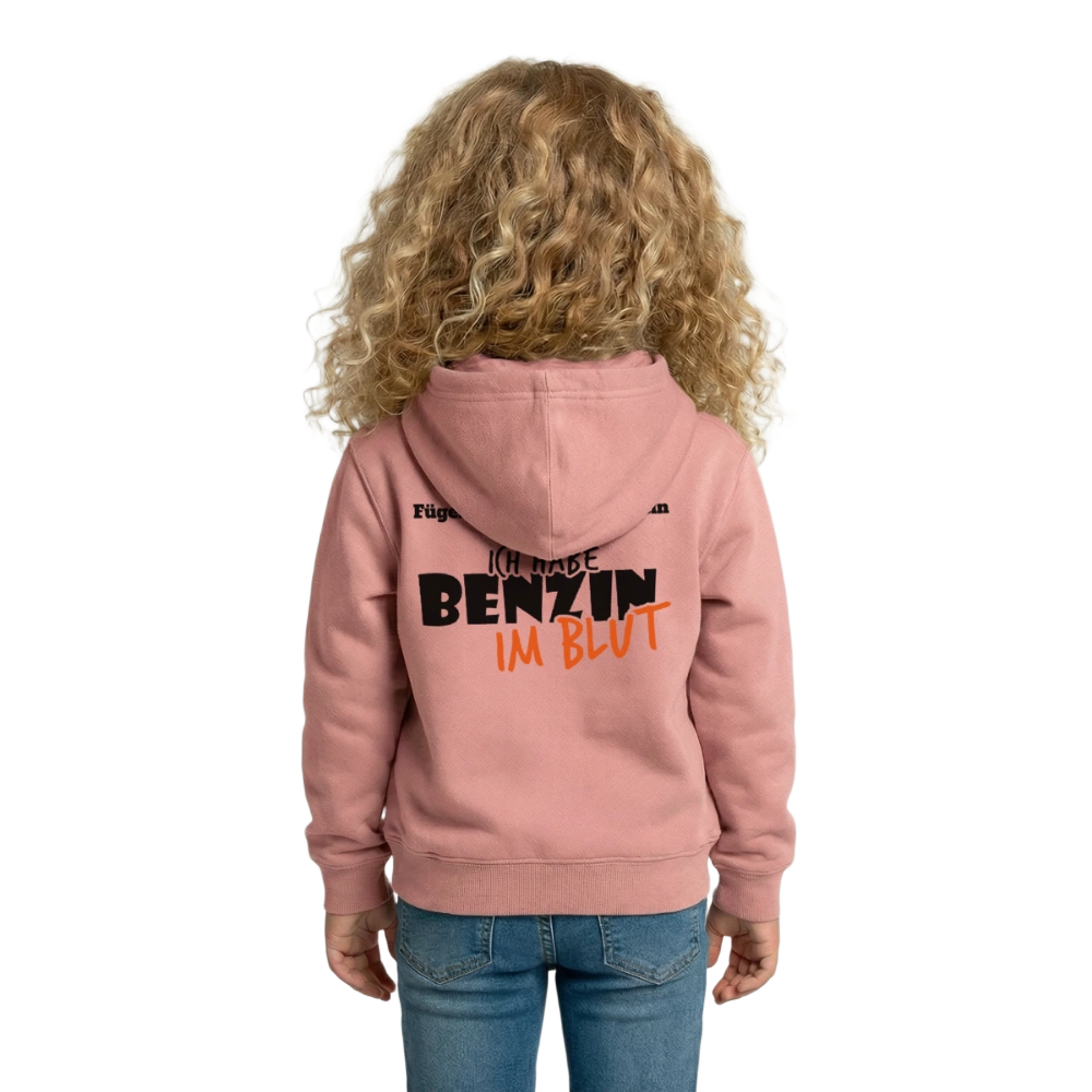 Kinder Hoodie - Altrosa