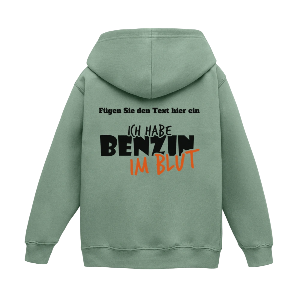 Kinder Hoodie - Graugrün