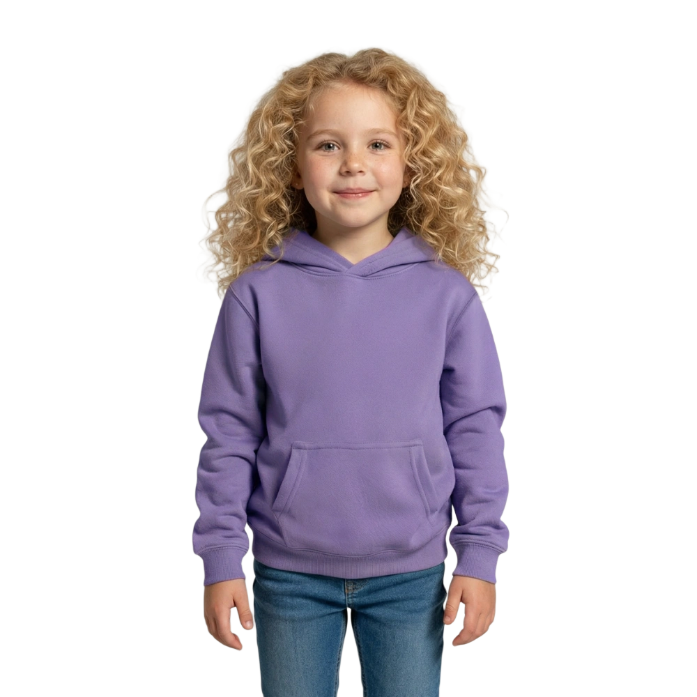 Kinder Hoodie - Lavendel
