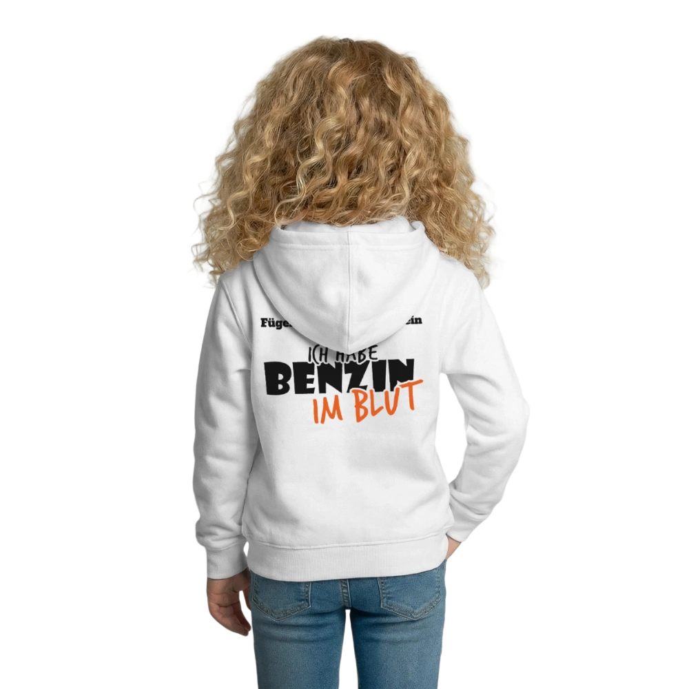 Kinder Hoodie - Weiß