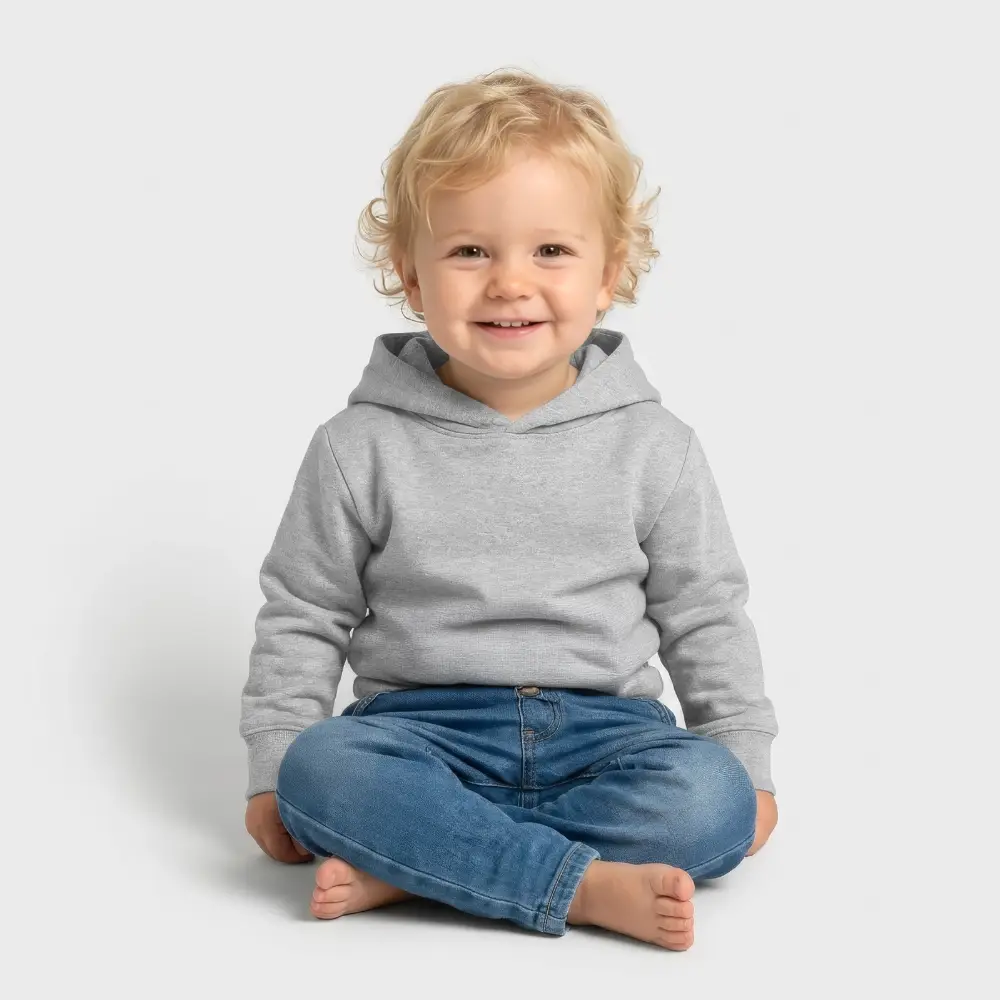 Stanley/Stella Organic Hoodie BABY CRUISER - Grau meliert