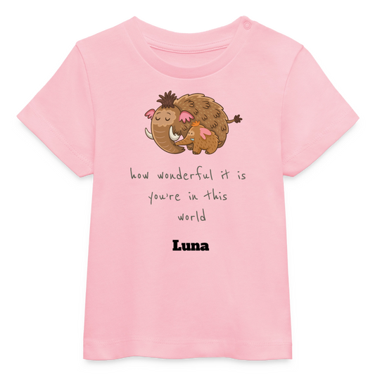 Stanley/Stella BABY CREATOR Baby Organic T-Shirt - Hellrosa