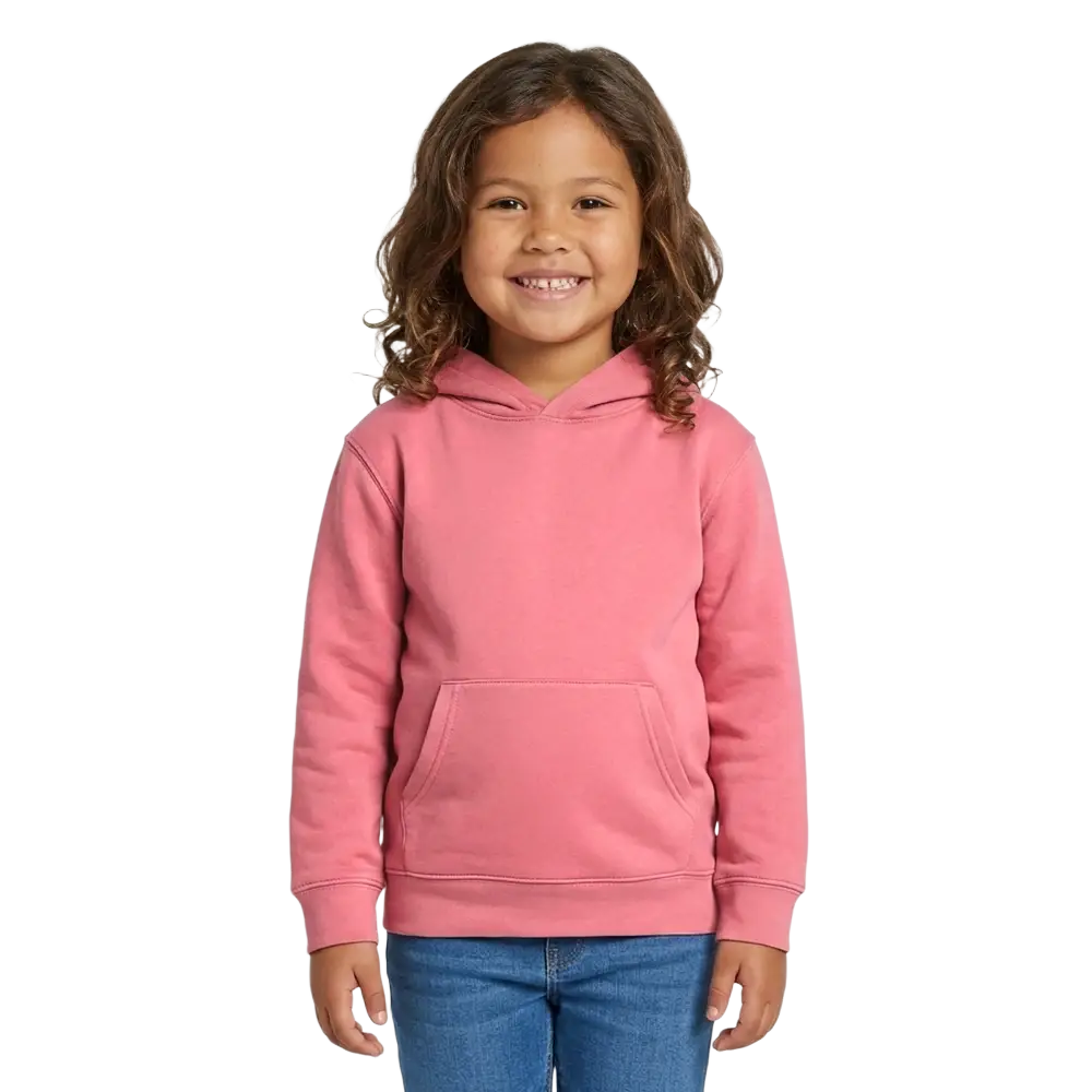 Stanley/Stella Mini Cruiser Kids’ Organic Hoodie - Pink 