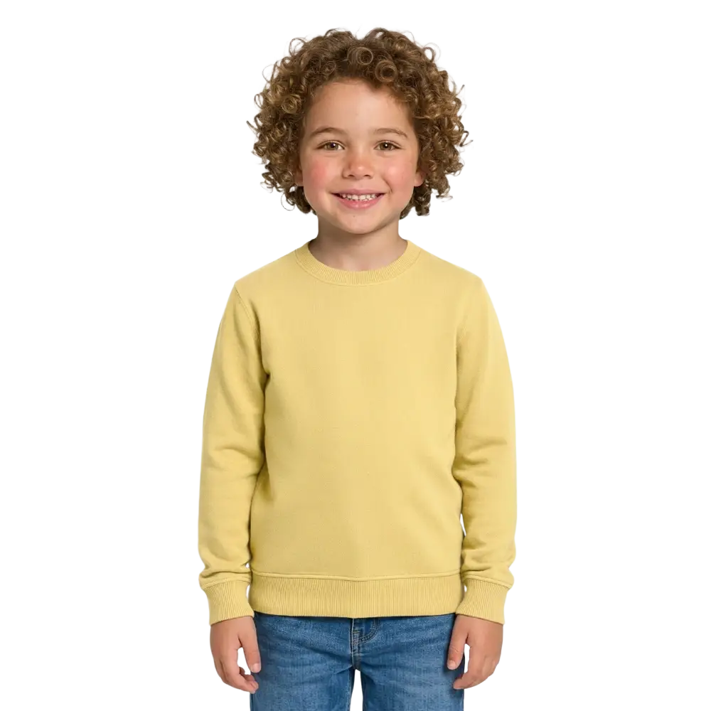Stanley/Stella Mini Changer Organic Kids’ Sweatshirt - Gelb Viva 