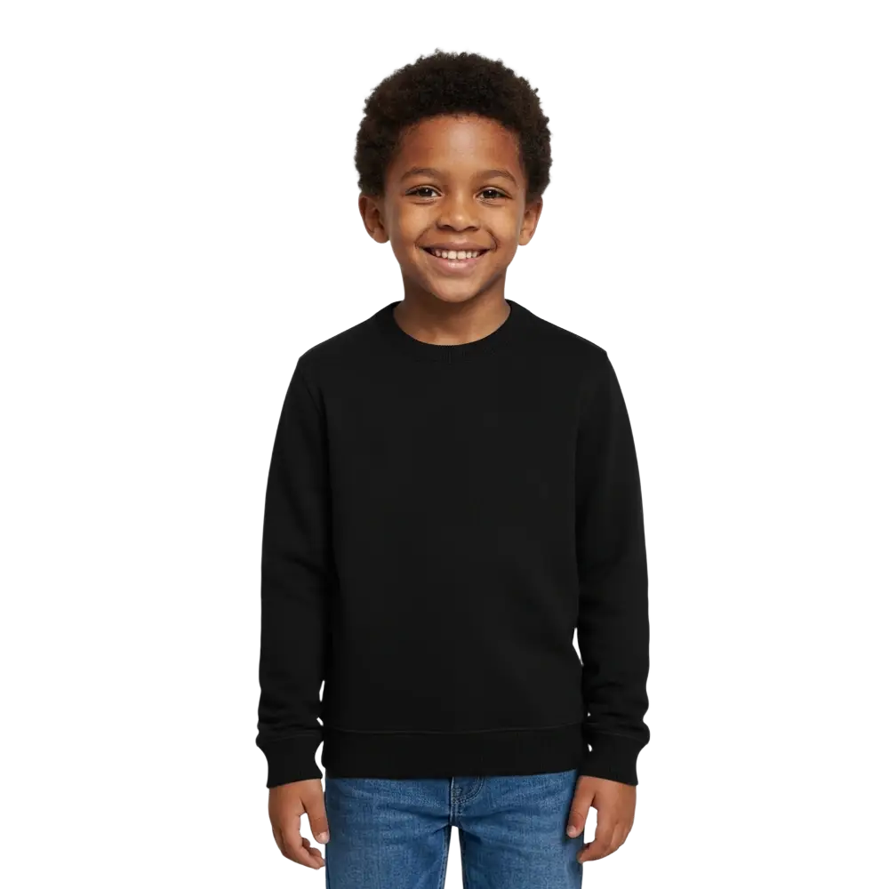 Stanley/Stella Mini Changer Organic Kids’ Sweatshirt - Schwarz