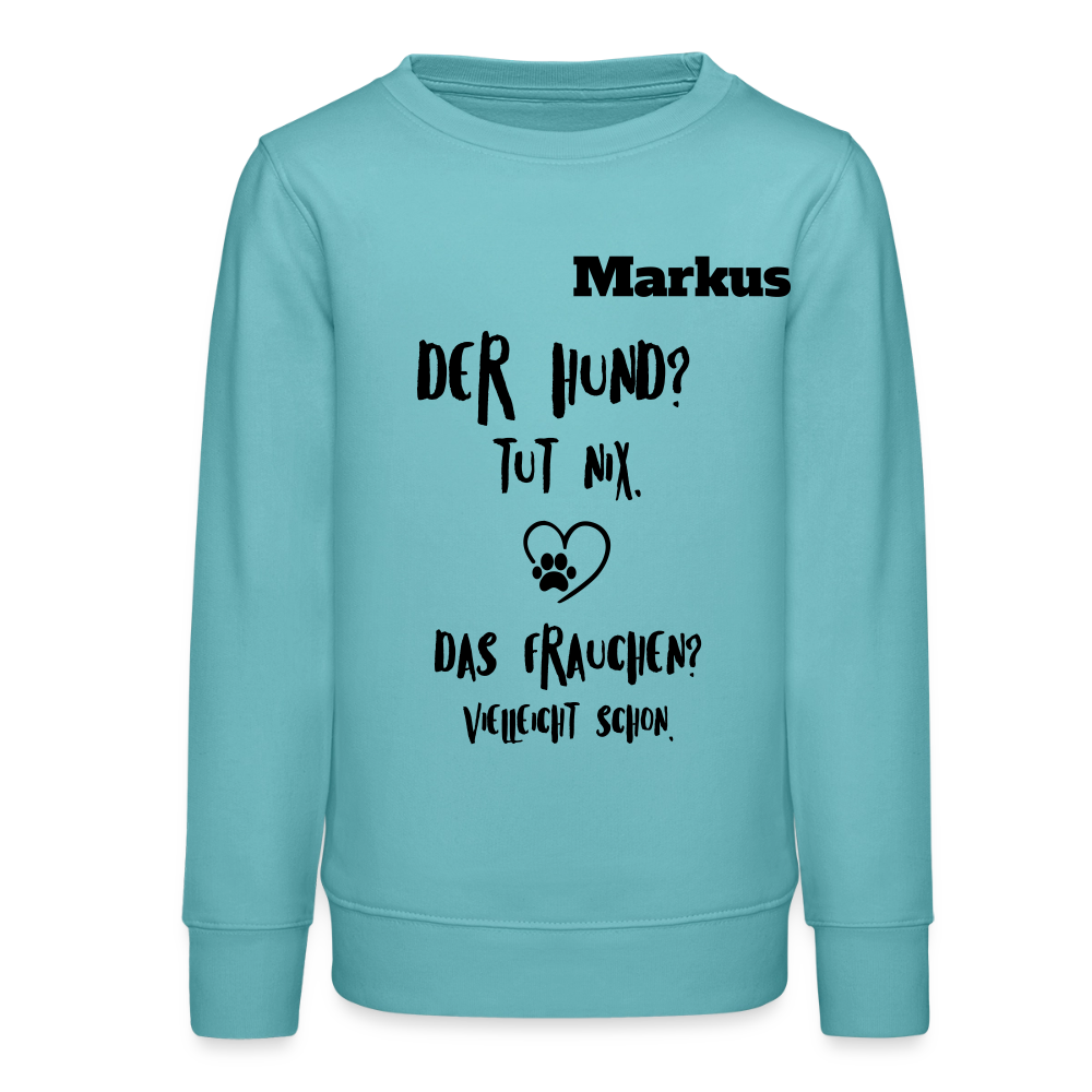 Stanley/Stella Mini Changer Organic Teen Sweatshirt - Pastelltürkis
