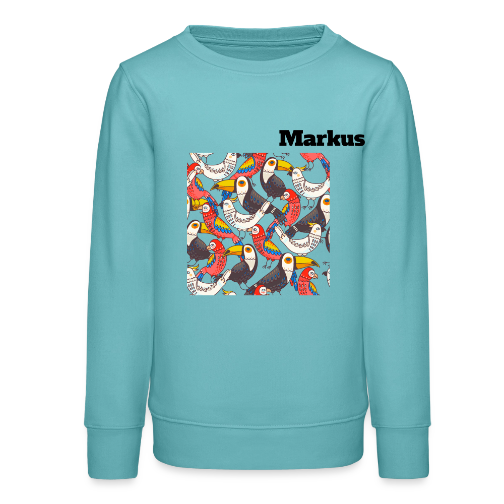 Stanley/Stella Mini Changer Organic Teen Sweatshirt - Pastelltürkis