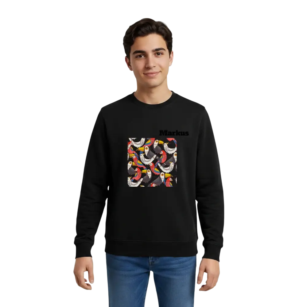 Stanley/Stella Mini Changer Organic Teen Sweatshirt - Schwarz