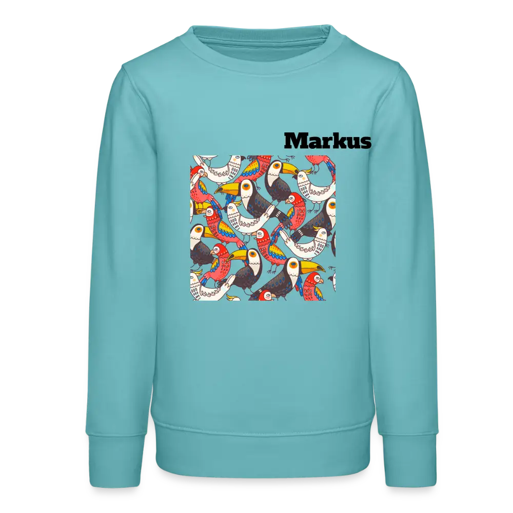 Stanley/Stella Mini Changer Organic Teen Sweatshirt - Pastelltürkis