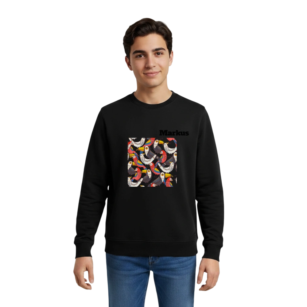 Stanley/Stella Mini Changer Organic Teen Sweatshirt - Schwarz