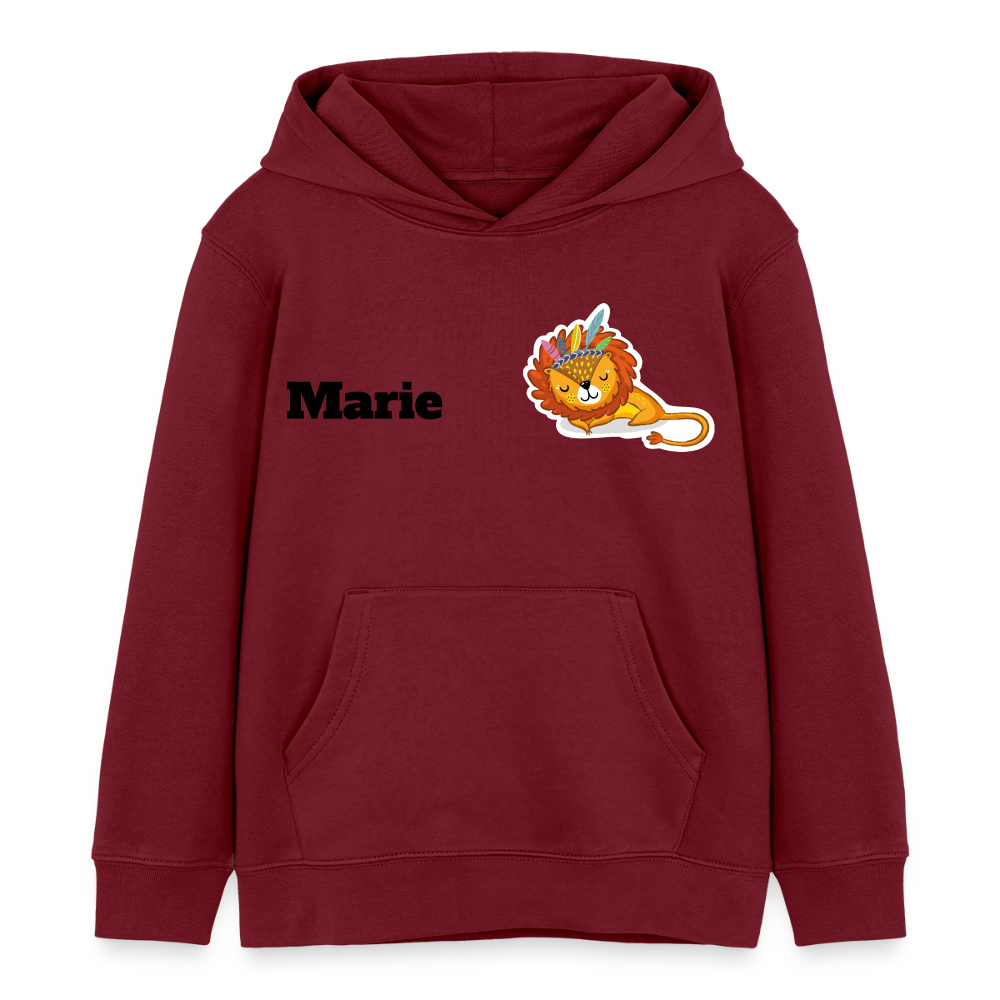 Stanley/Stella Mini Cruiser Kids’ Organic Hoodie - Burgunderrot