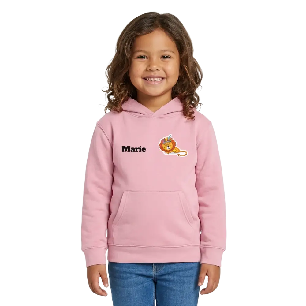 Stanley/Stella Mini Cruiser Kids’ Organic Hoodie - Hellrosa