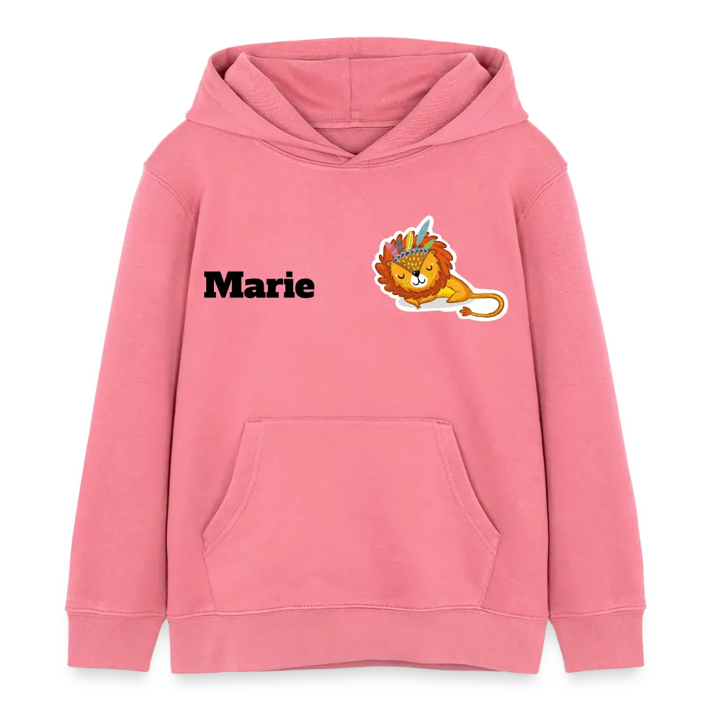 Stanley/Stella Mini Cruiser Kids’ Organic Hoodie - Pink 